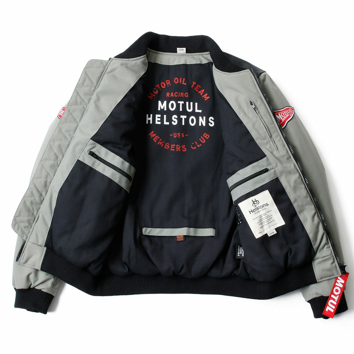 helstons｜ツイン ジャケット｜アウター｜グレー