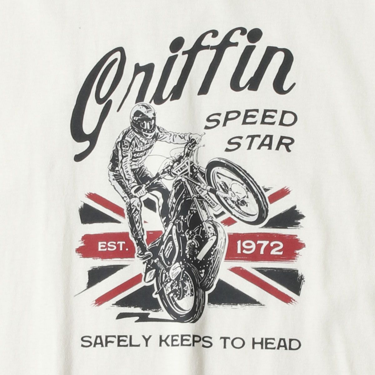 griffin｜モーターサイクル Tシャツ｜ベージュ
