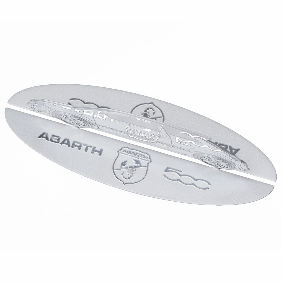 Abarth｜フィアット 500 アバルト ステンレススチール 彫刻シルエットスタンド｜その他雑貨