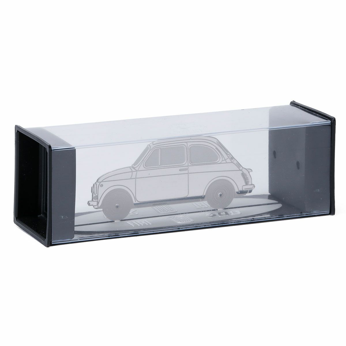 FIAT｜フィアット 500 ヴィンテージ ステンレススチール シルエット彫刻スタンド｜その他雑貨