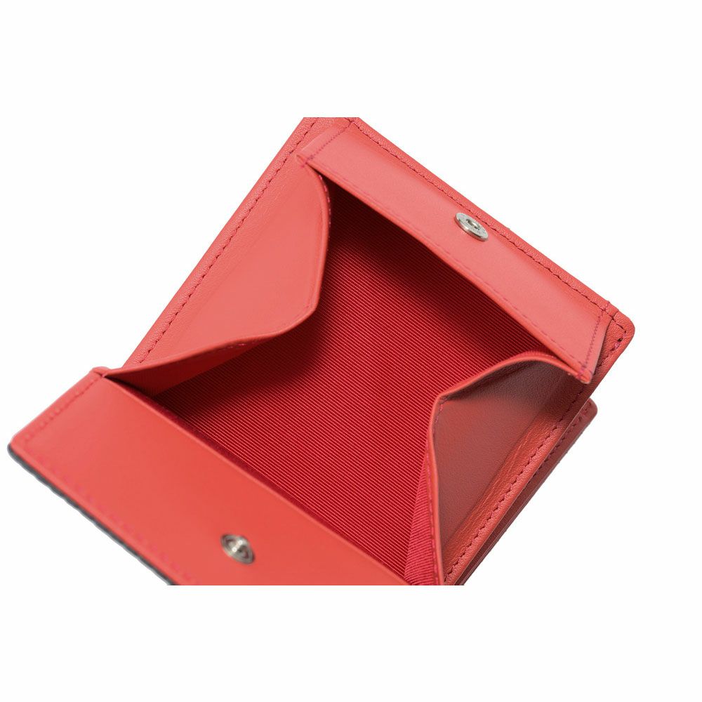 neuinteresse｜ノイインテレッセ×HRC 二つ折り財布(外BOX小銭入れ付き札入)｜財布｜レッド