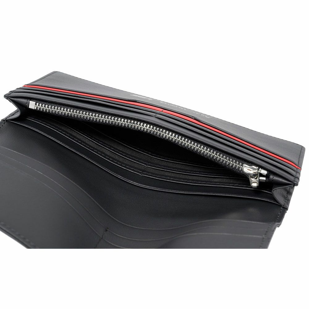 neuinteresse｜ノイインテレッセ×HRC 長財布(小銭入れ付き通しマチ束入)｜ブラック