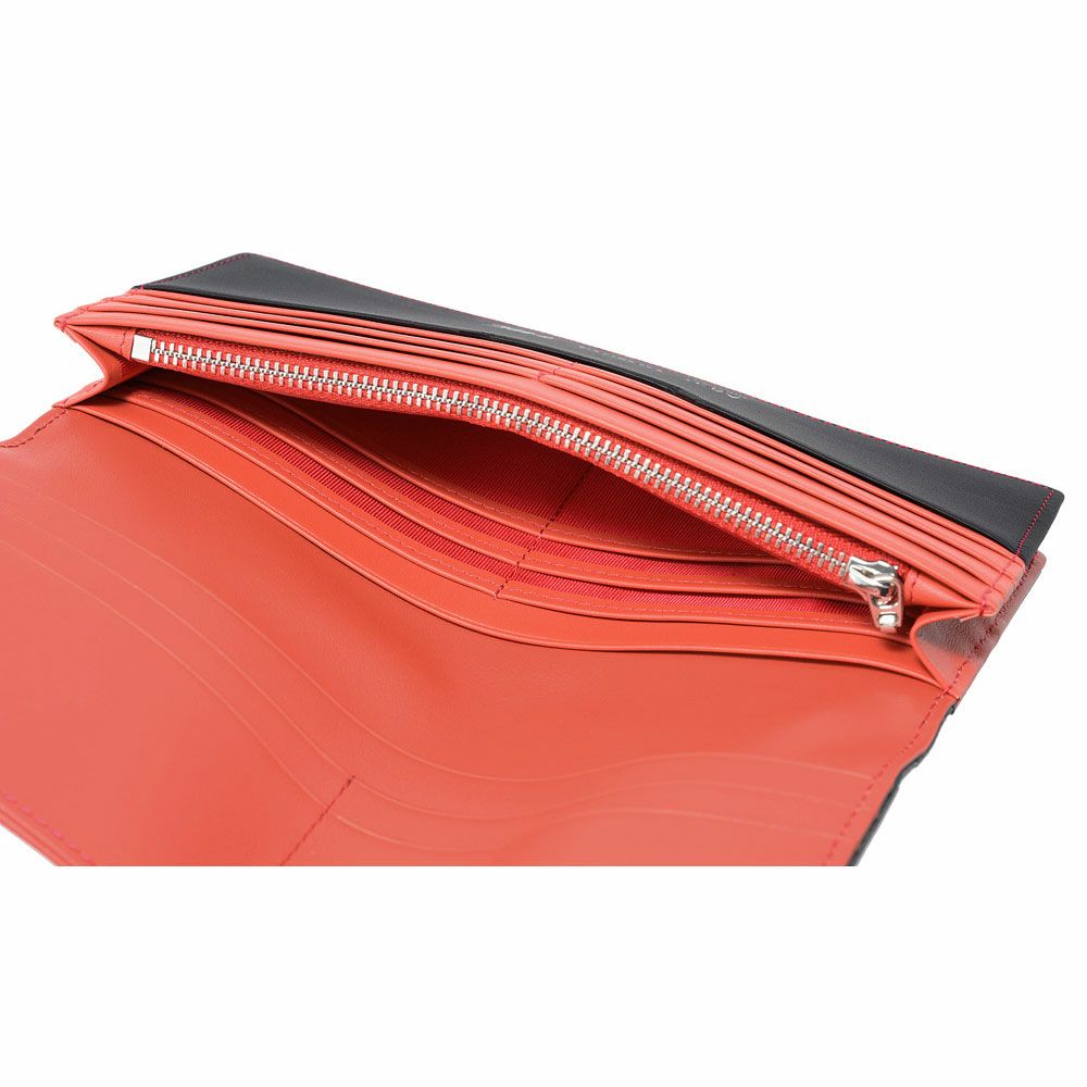 neuinteresse｜ノイインテレッセ×HRC 長財布(小銭入れ付き通しマチ束入)｜レッド