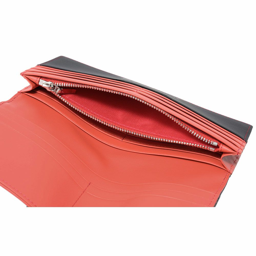 neuinteresse｜ノイインテレッセ×HRC 長財布(小銭入れ付き通しマチ束入)｜レッド