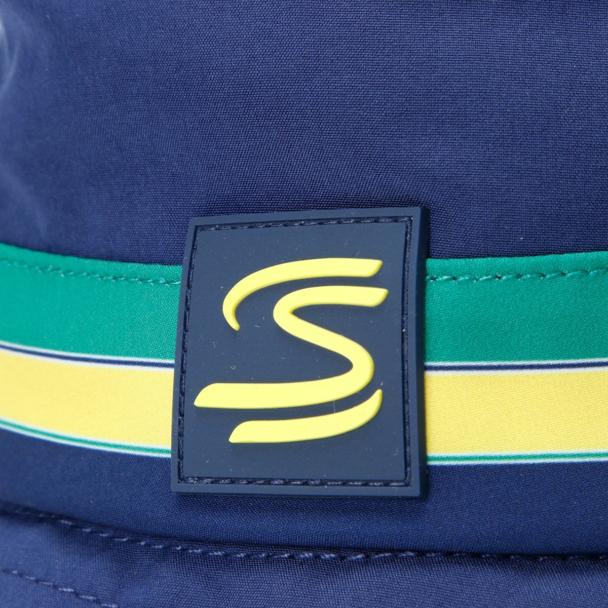 AyrtonSenna｜アイルトン・セナ ストライプ バケット キャップ｜帽子｜ネイビー