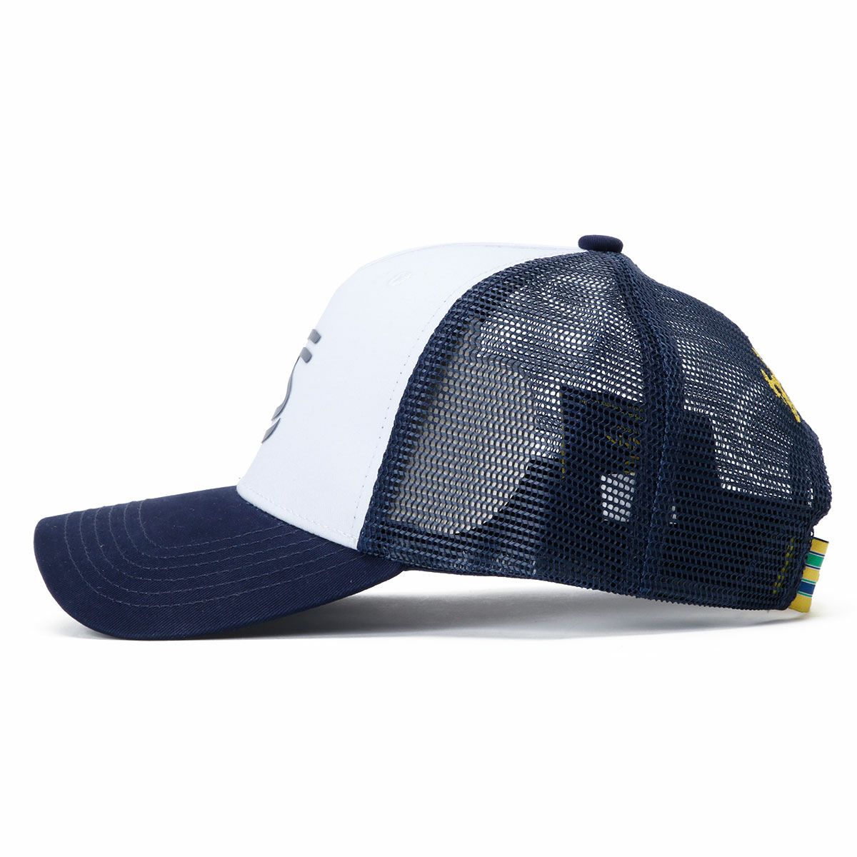 AyrtonSenna｜アイルトン・セナ トラッカー キャップ｜帽子｜ネイビー×ホワイト