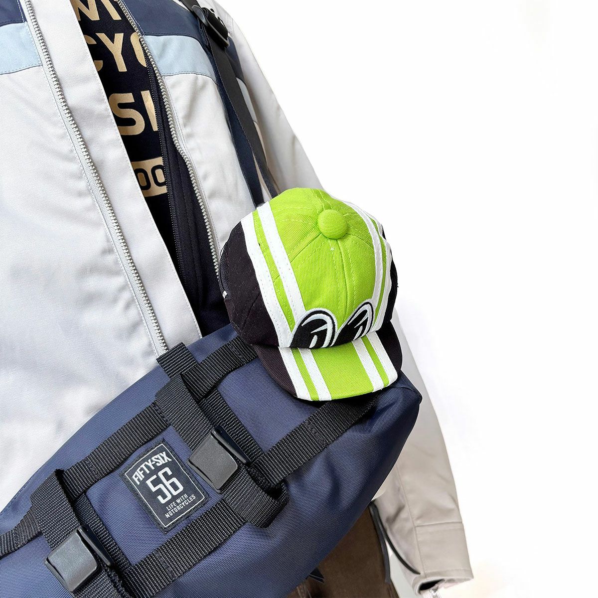 56design｜メダマ ポーチ｜その他バッグ｜グリーン｜使用イメージ