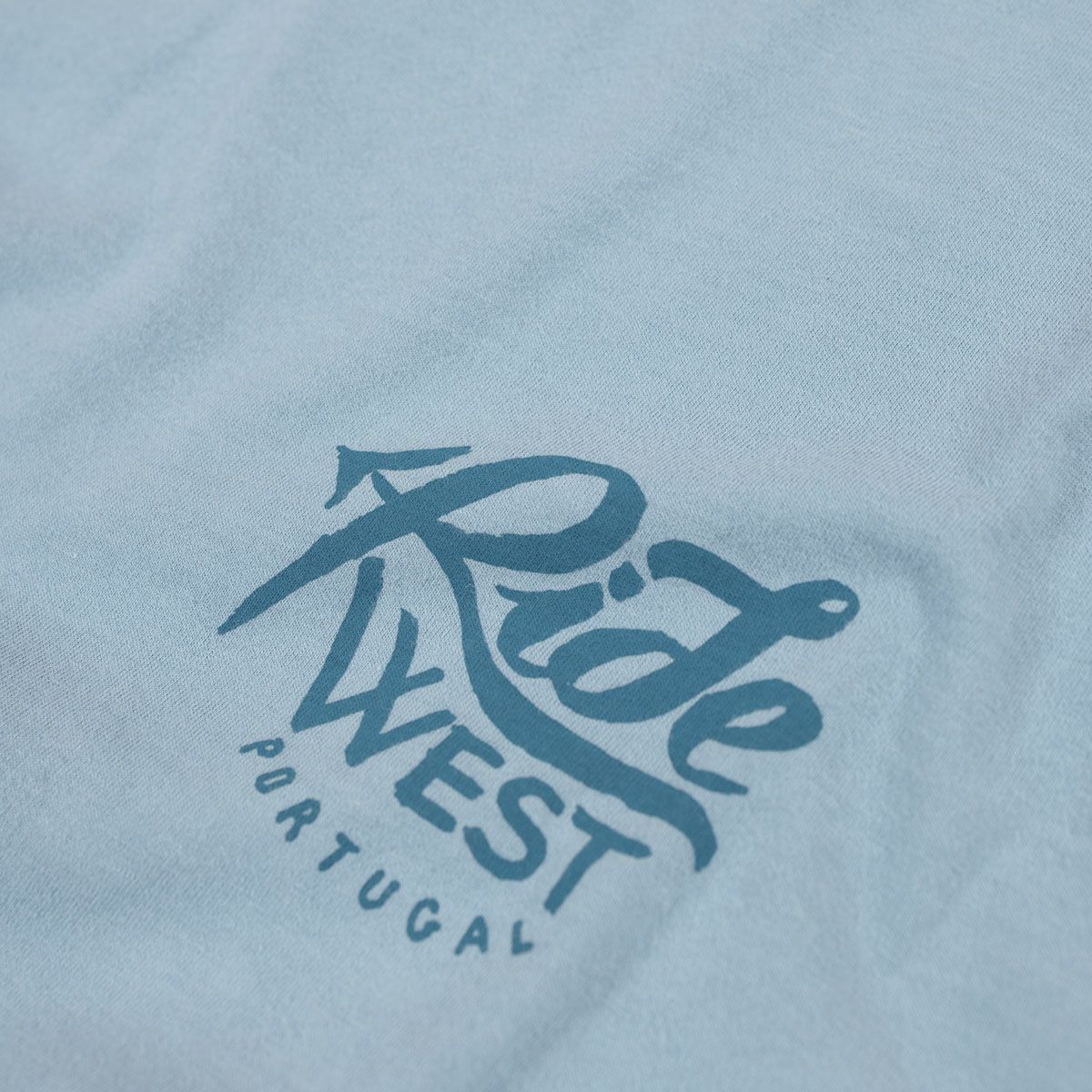 Maria Riding Company｜ライド ウェスト Tシャツ｜ライトブルー