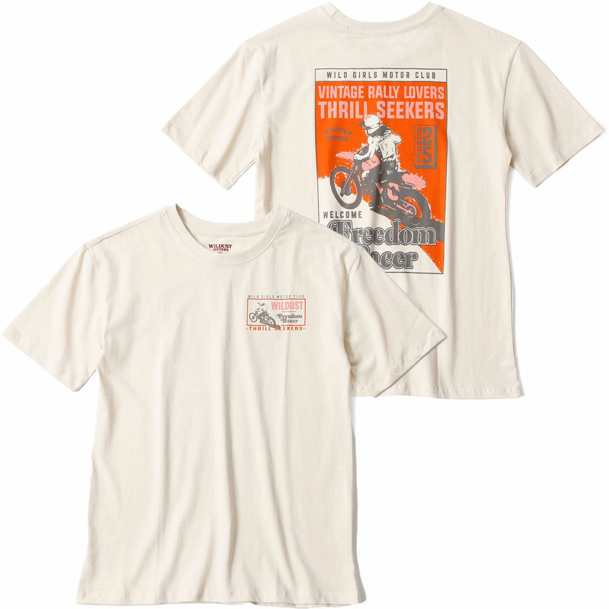 WILDUST｜フリーダム レーサー Tシャツ｜