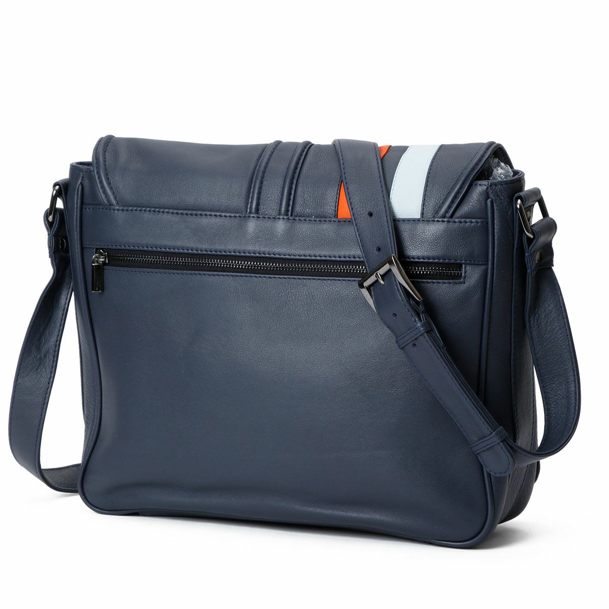 GULF｜ガルフ シルバーストーン バッグ｜メッセンジャーバッグ｜ネイビー