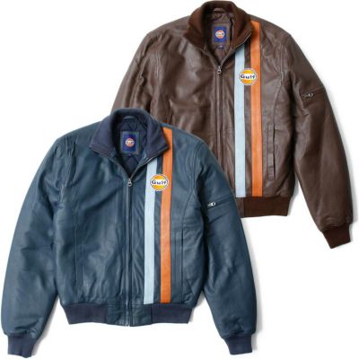 ガルフ クラシック レーシング レザー ジャケット