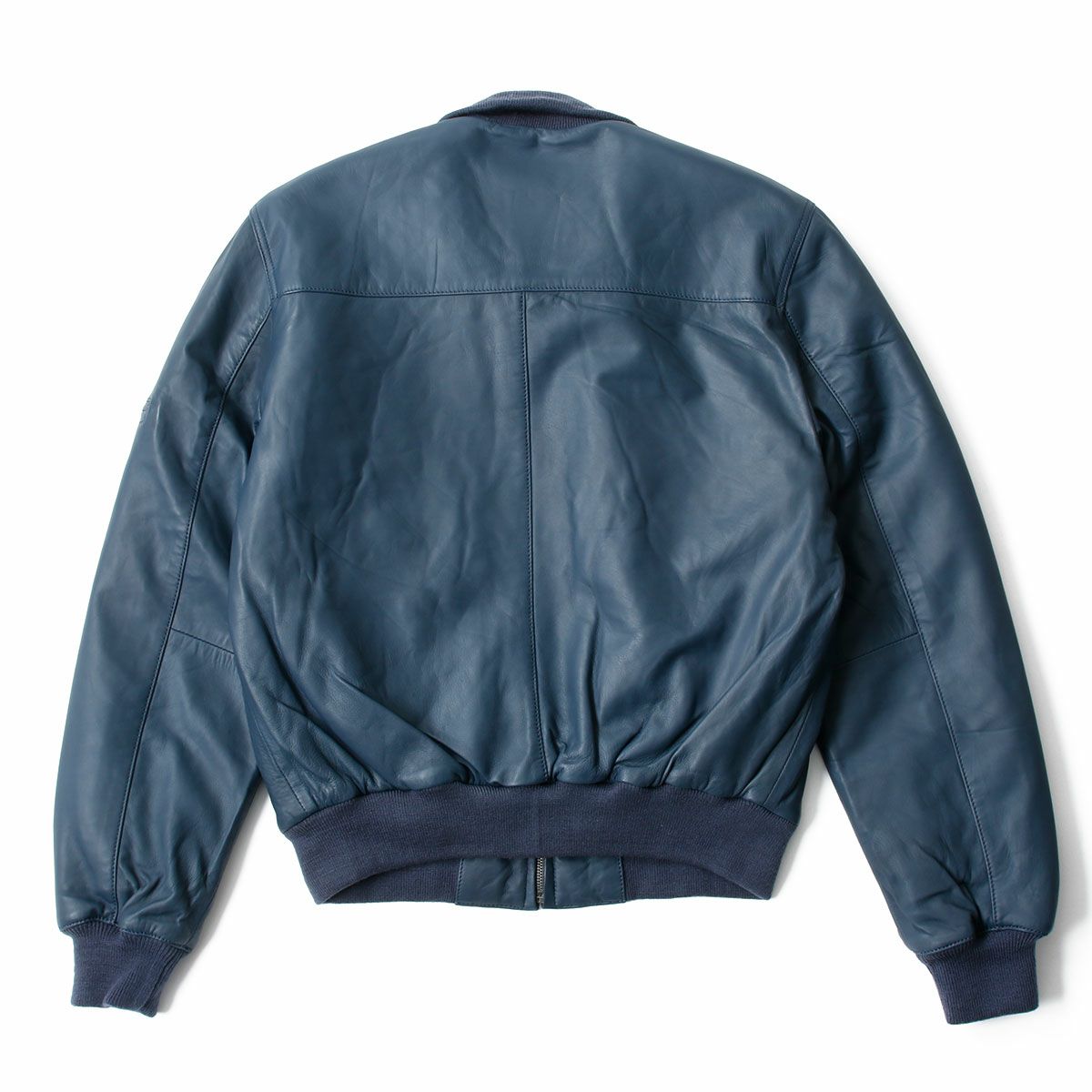 GULF｜ガルフ ストライプ ブルゾン｜アウター｜ネイビー