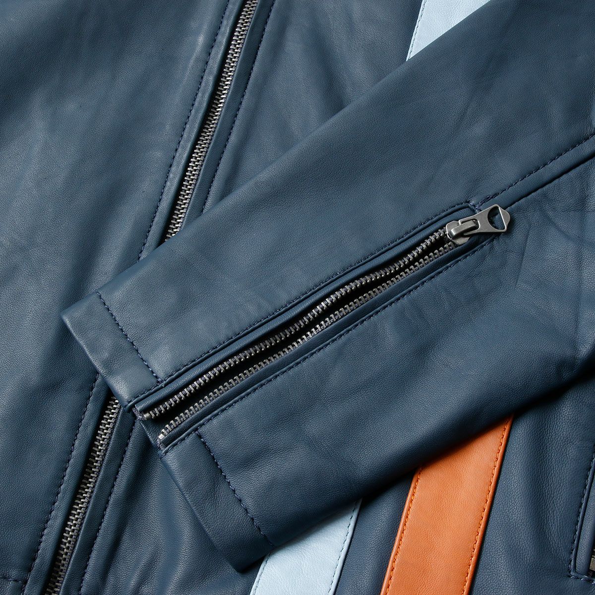 GULF｜ガルフ ロードマスター レザージャケット｜アウター｜ネイビー