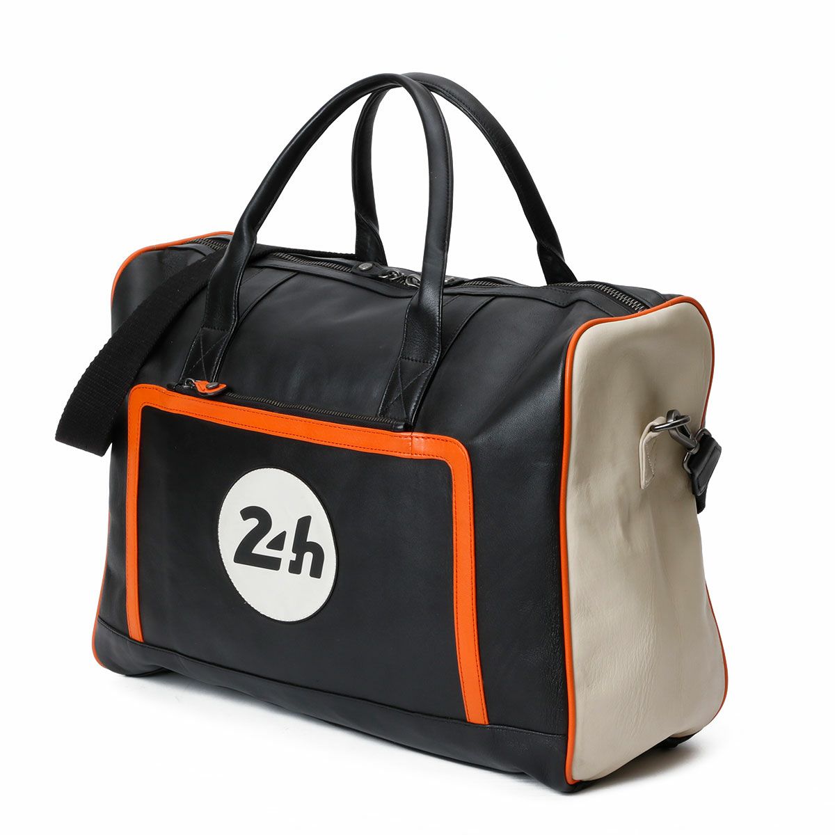 CLASSIC LEGEND MOTORS｜ル・マン 24時間レース AUSTIN レザーバッグ 48H｜ボストンバッグ｜ブラック