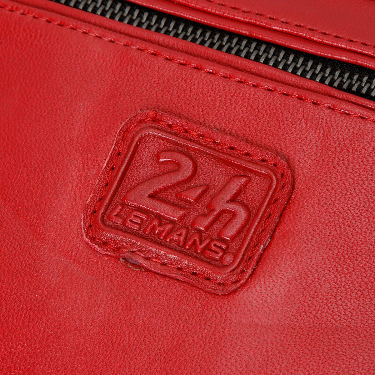 CLASSIC LEGEND MOTORS｜ル・マン 24時間レース AUSTIN レザーバッグ 48H｜ボストンバッグ｜エクリュ×レーシングレッド