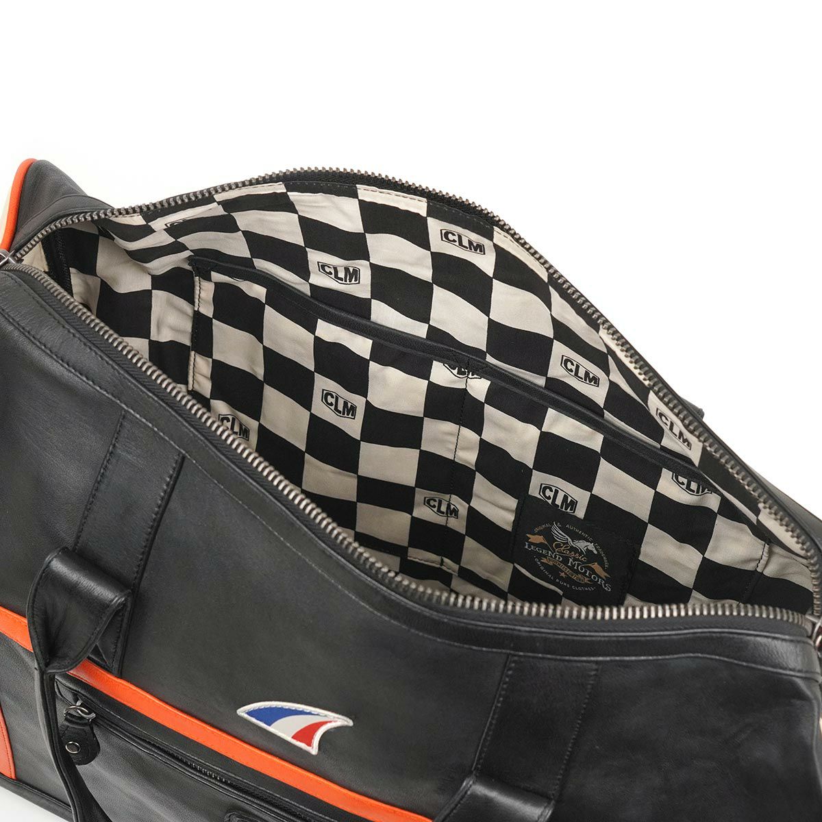 CLASSIC LEGEND MOTORS｜ル・マン 24時間レース AUSTIN レザーバッグ 48H｜ボストンバッグ｜ブラック｜