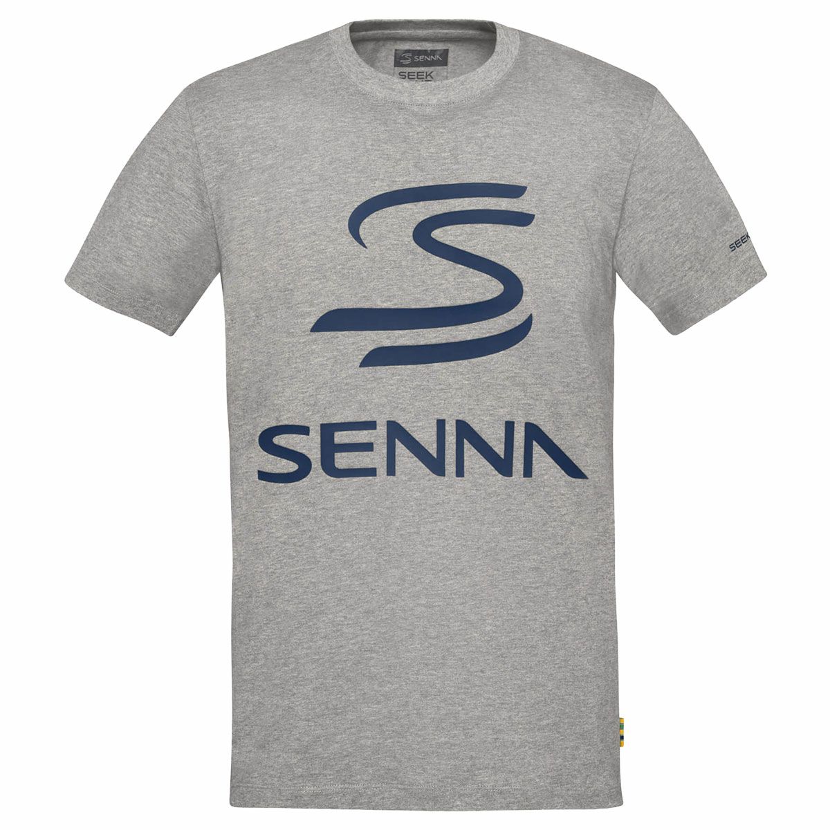 AyrtonSenna｜アイルトン・セナ レガシー ロゴ Tシャツ｜TシャツAyrtonSenna｜アイルトン・セナ レガシー ロゴ Tシャツ｜Tシャツ｜グレー