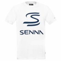 AyrtonSenna｜アイルトン・セナ レガシー ロゴ Tシャツ｜TシャツAyrtonSenna｜アイルトン・セナ レガシー ロゴ Tシャツ｜Tシャツ｜ホワイト