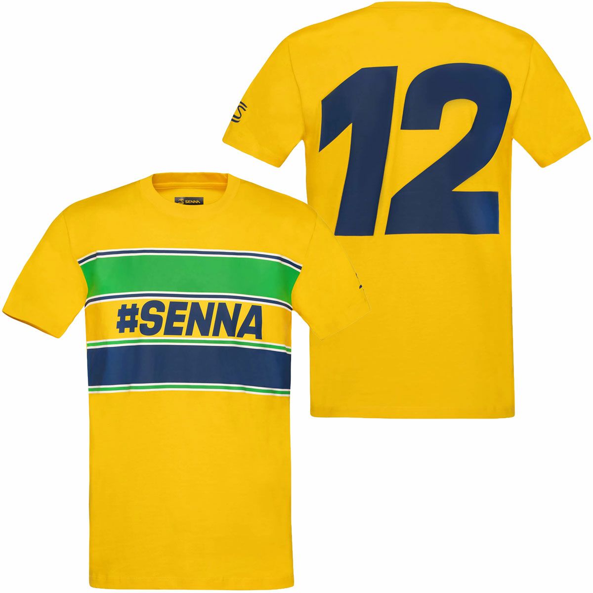 AyrtonSenna｜アイルトン・セナ ハッシュタグ Tシャツ｜
