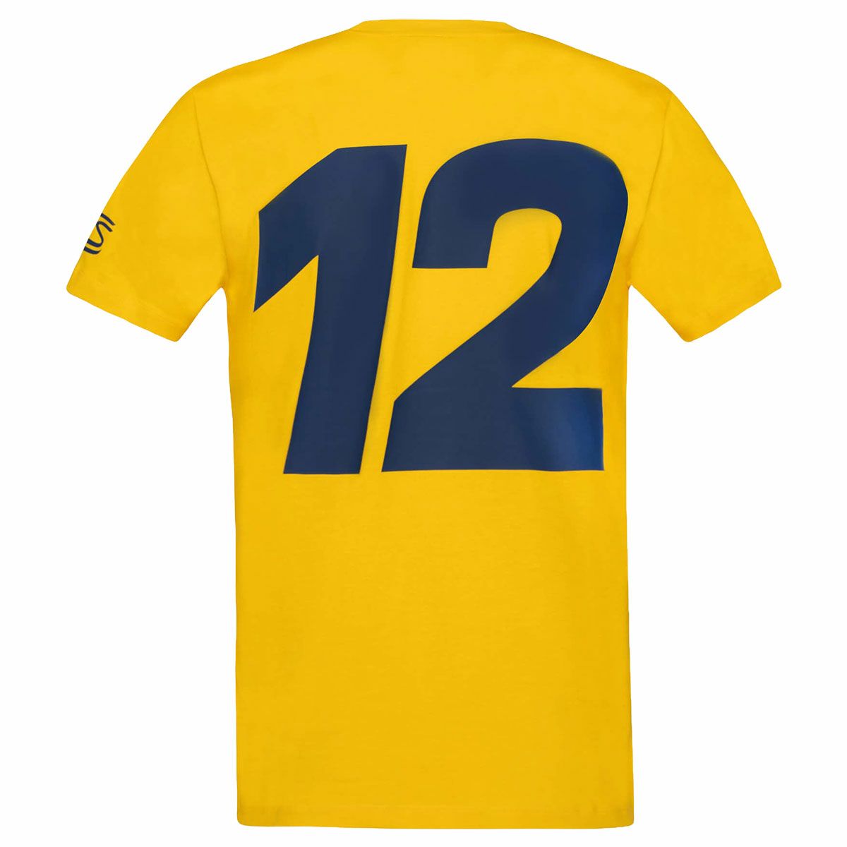 AyrtonSenna｜アイルトン・セナ ハッシュタグ Tシャツ｜イエロー