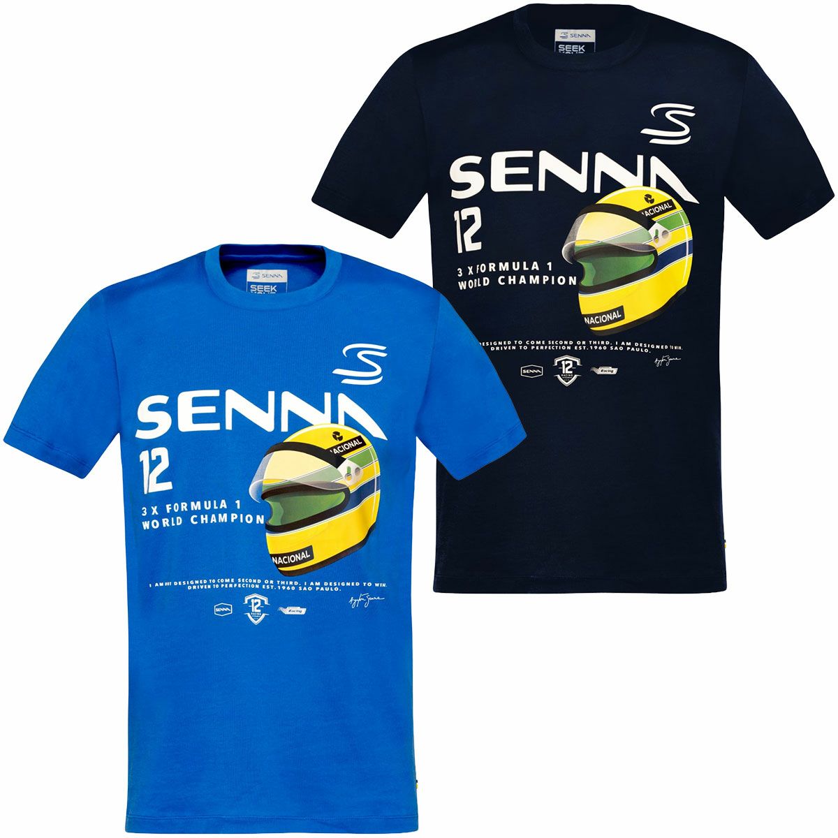 AyrtonSenna｜アイルトン・セナ 12 グラフィック Tシャツ｜