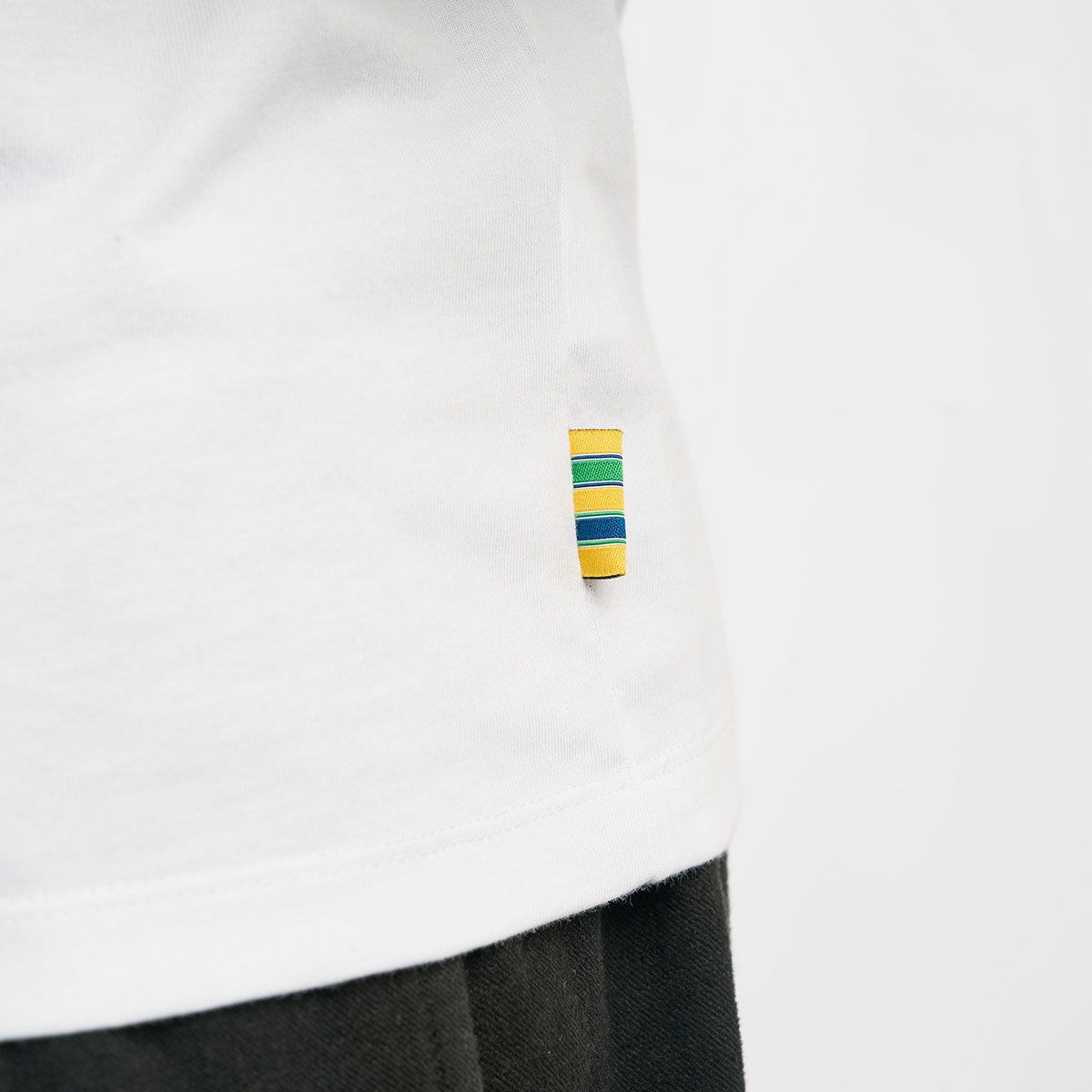 AyrtonSenna｜アイルトン・セナ レース Tシャツ｜ホワイト
