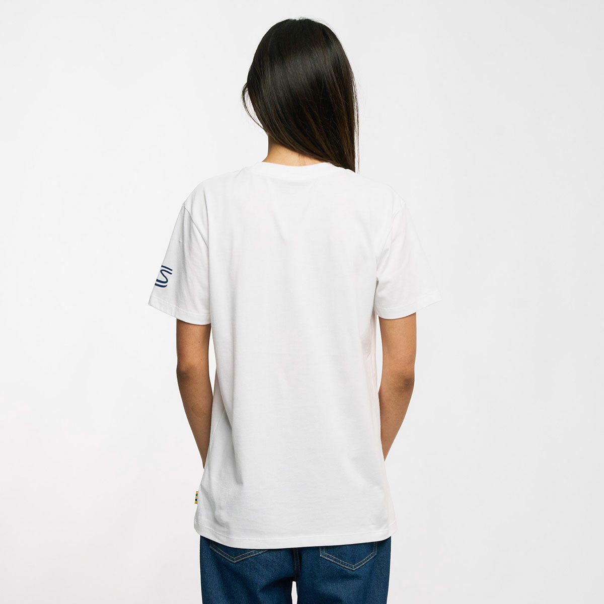 AyrtonSenna｜アイルトン・セナ F1 サーキット グラフィック Tシャツ - SUZUKA｜ホワイト｜モデル着用