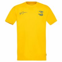 AyrtonSenna｜アイルトン・セナ シーク ユア トゥルース サークル Tシャツ｜イエロー