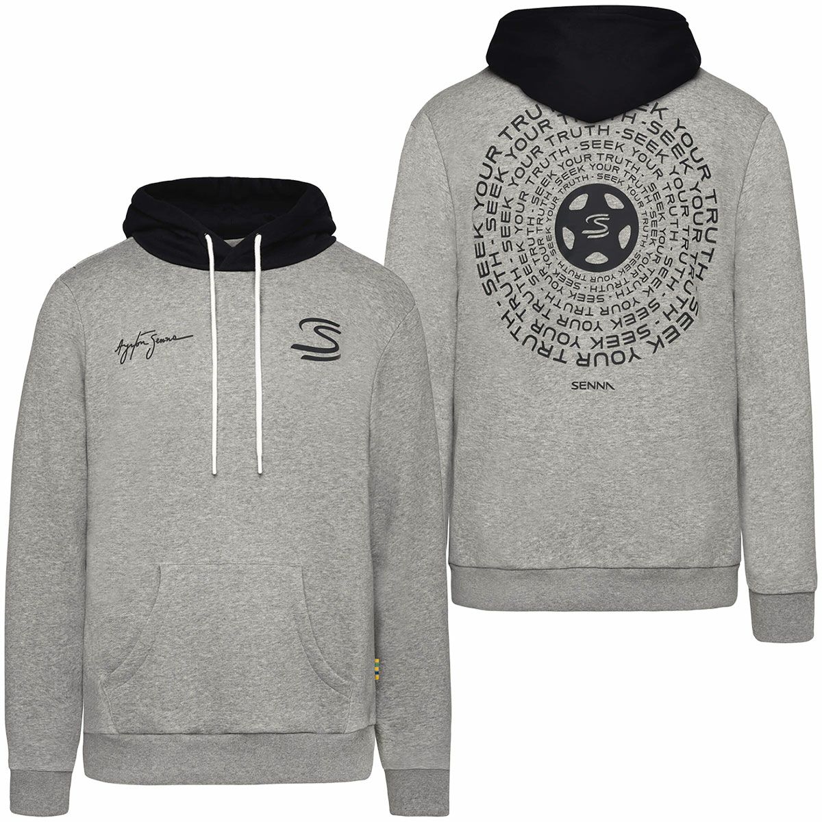 AyrtonSenna｜アイルトン・セナ シーク ユア トゥルース サークル フーディ