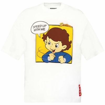 AyrtonSenna｜アイルトン・セナ エクストリーム オーバーサイズ セニーニャ グラフィック Tシャツ｜