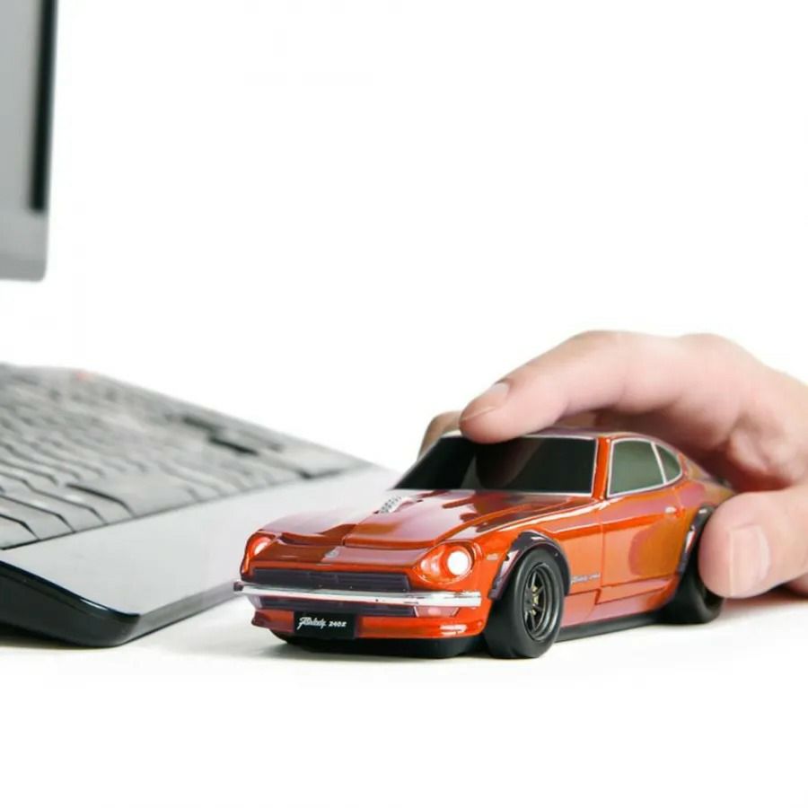 Cassette Car Products｜無線マウス 日産フェアレディ240Z ダットサン｜その他雑貨｜オレンジ