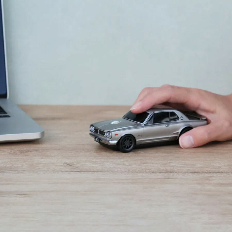 Cassette Car Products｜無線マウス 日産スカイライン 2000 GT-R（ハコスカ）｜その他雑貨｜ガンメタシルバー