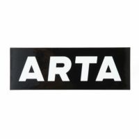 ARTA｜ARTAロゴ ステッカー Lサイズ｜ブラック