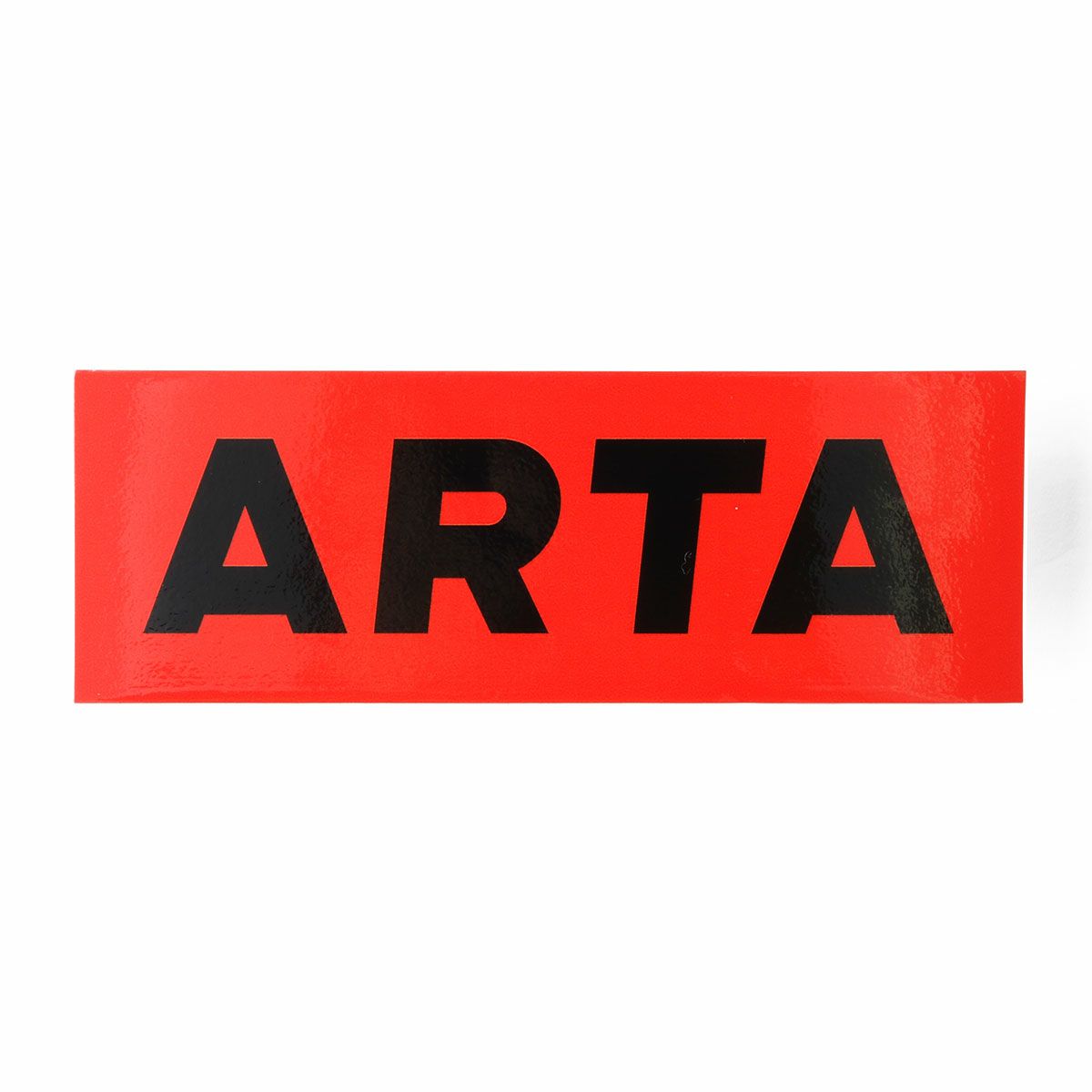 ARTA｜ARTAロゴ ステッカー Lサイズ｜レッド