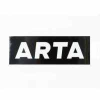 ARTA｜ARTAロゴ ステッカー Sサイズ｜ブラック