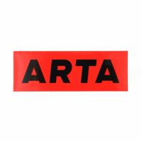 ARTA｜ARTAロゴ ステッカー Sサイズ｜レッド