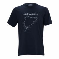 Nurburgring｜ニュルブルクリンク RACETRACK Tシャツ｜ブラック