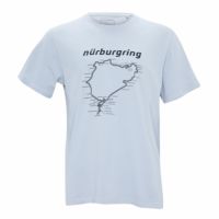 Nurburgring｜ニュルブルクリンク RACETRACK Tシャツ｜グレー