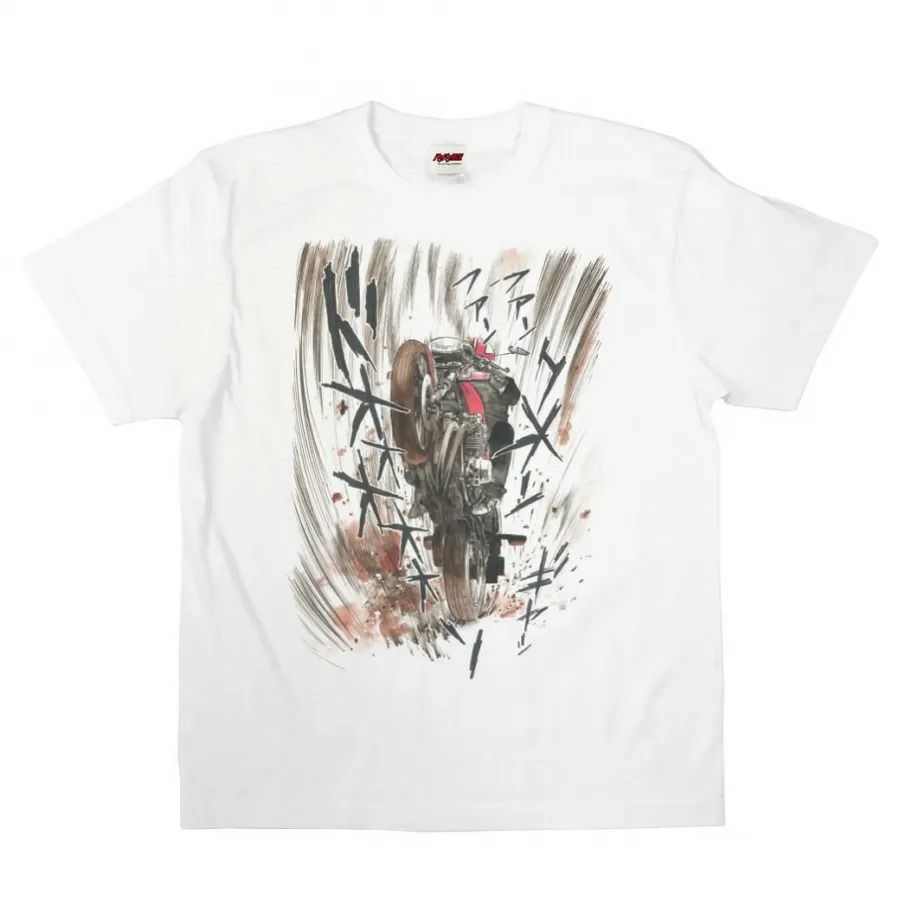 バリバリ伝説｜バリバリ伝説 GUN KOMA ウィリー Tシャツ｜