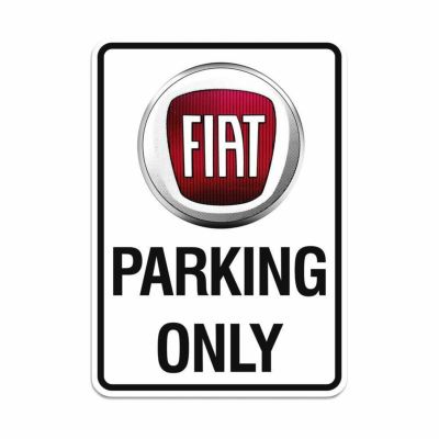 FIAT｜フィアット PARKING ONLY ボード｜その他雑貨