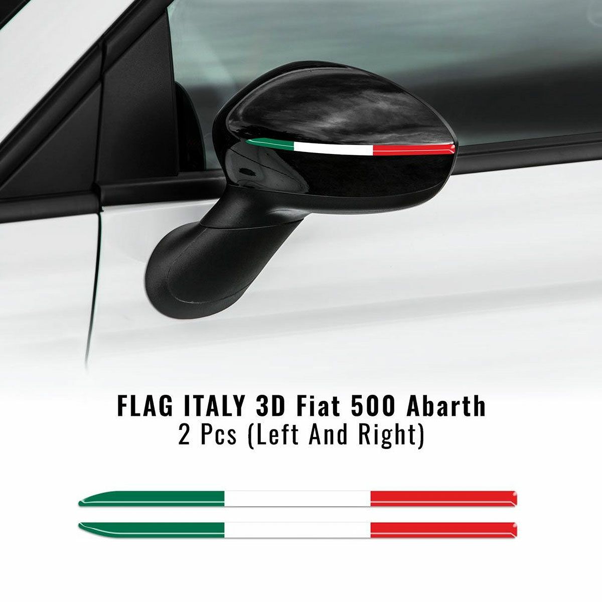 FIAT｜Fiat 500 Abarth用 ミラーデカール｜その他雑貨