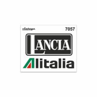 LANCIA｜ヴィンテージ ランチア アリタリア ステッカー 10 x 12 cm｜その他雑貨