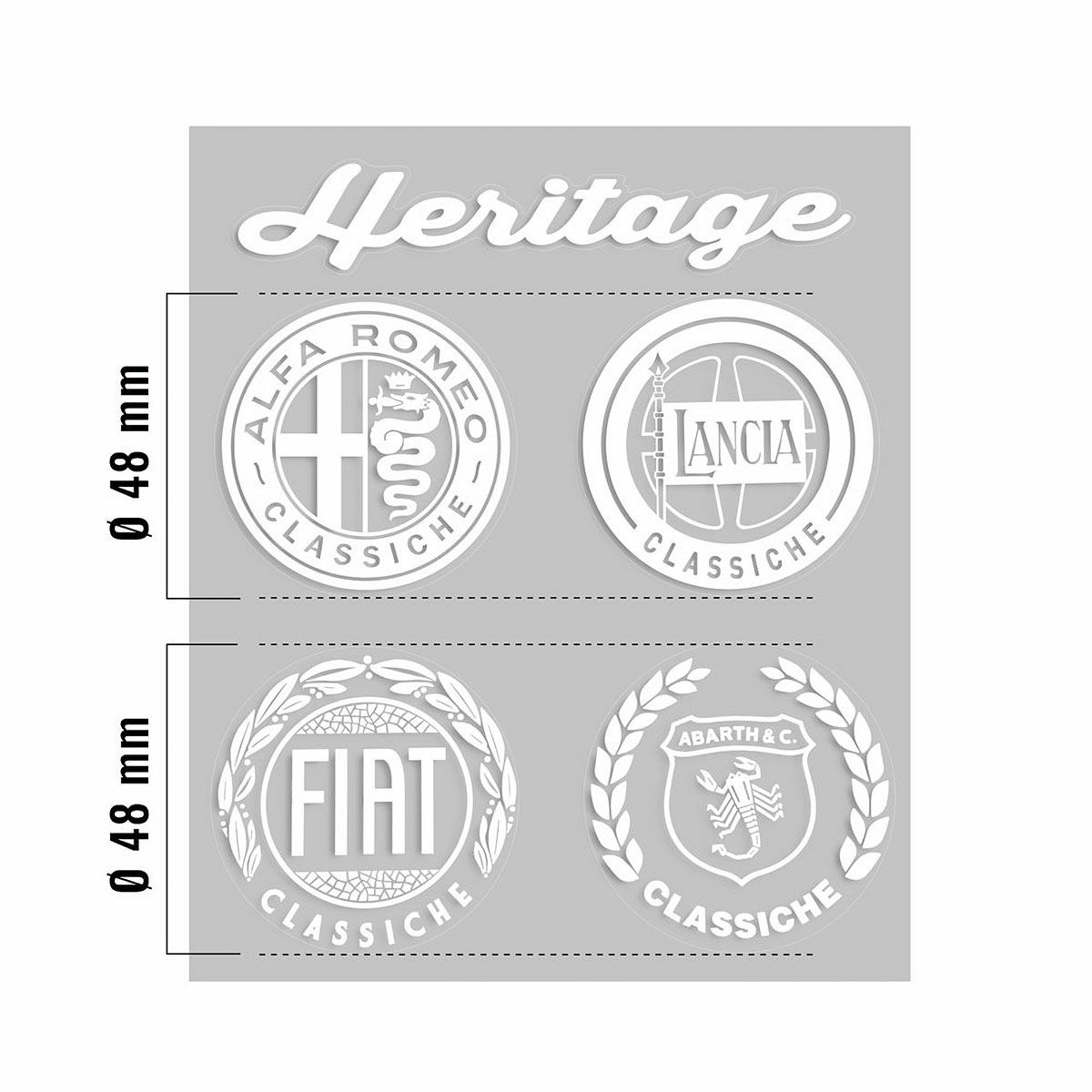 Abarth｜ヴィンテージ ステッカー キット｜その他雑貨