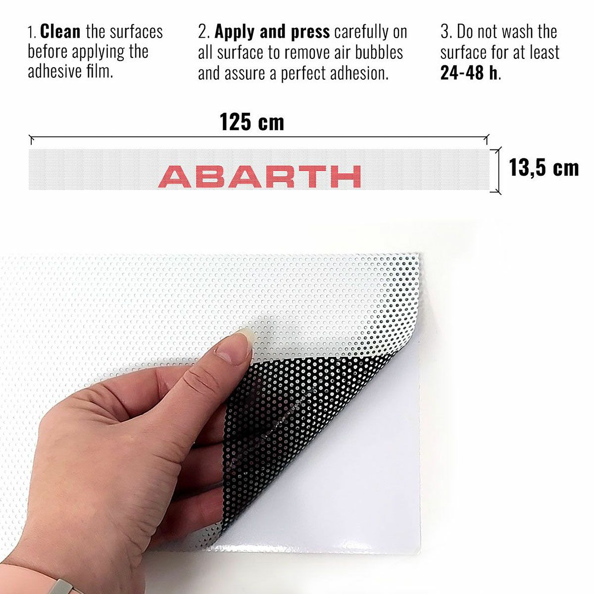 Abarth｜アバルト フロントガラスステッカー｜その他雑貨