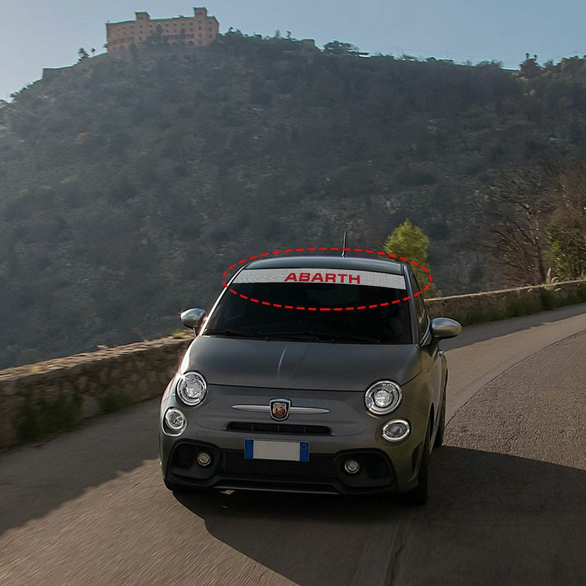 Abarth｜アバルト フロントガラスステッカー｜その他雑貨