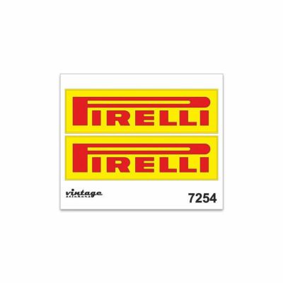 PIRELLI｜ヴィンテージ ピレリ ステッカー 10 x 12 cm｜