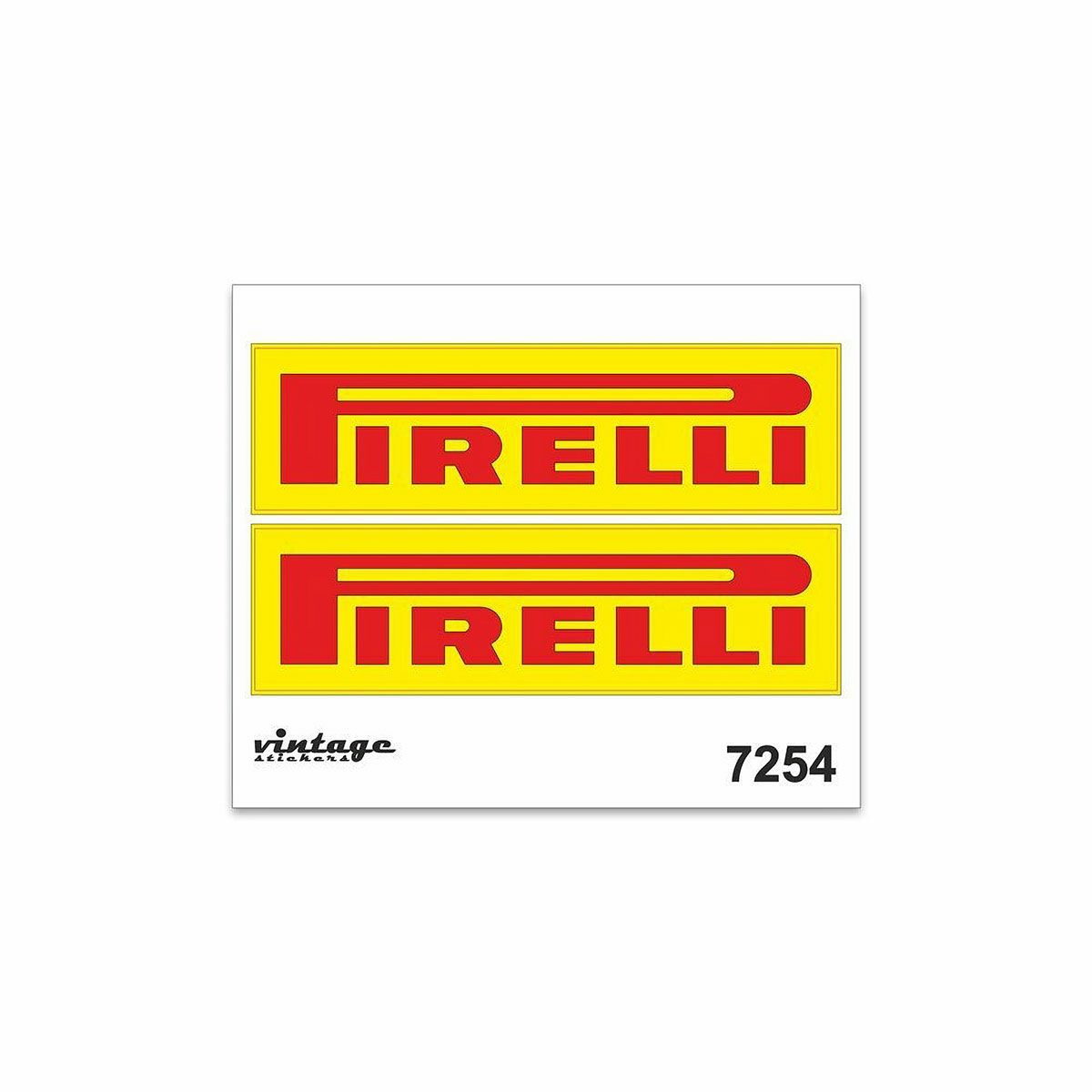 PIRELLI｜ヴィンテージ ピレリ ステッカー 10 x 12 cm｜