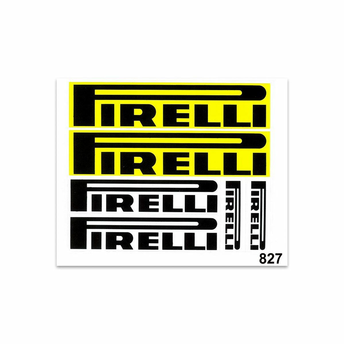 PIRELLI｜ピレリ ミディアムステッカー 13.5 x 16 cm｜
