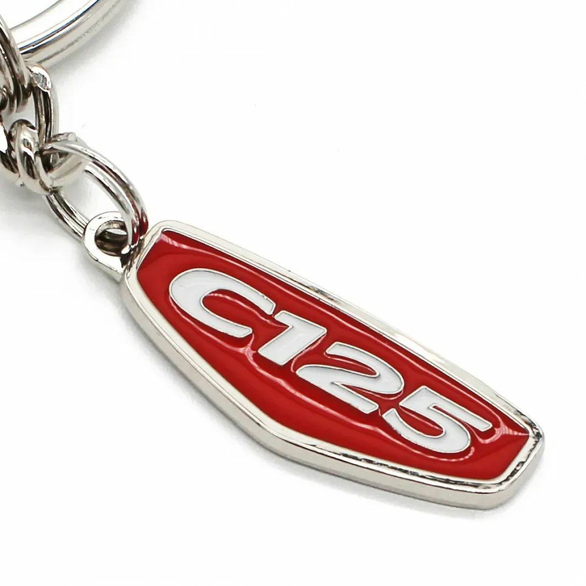 ONWORKS｜ホンダ スーパーカブ Honda super cub C125 3D キーリング キーチェーン キーホルダー 1000個限定生産 シリアルナンバー入り｜キーホルダー｜シルバー