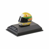 MINICHAMPS｜1/8 ヘルメット セナ ブラジルGP 1984 F1初出場｜模型